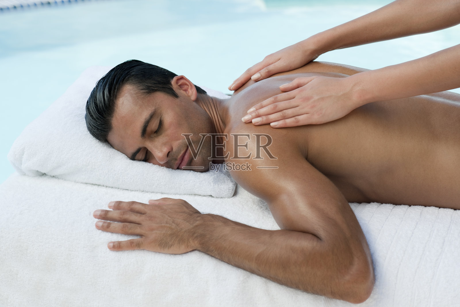 按摩照片摄影图片