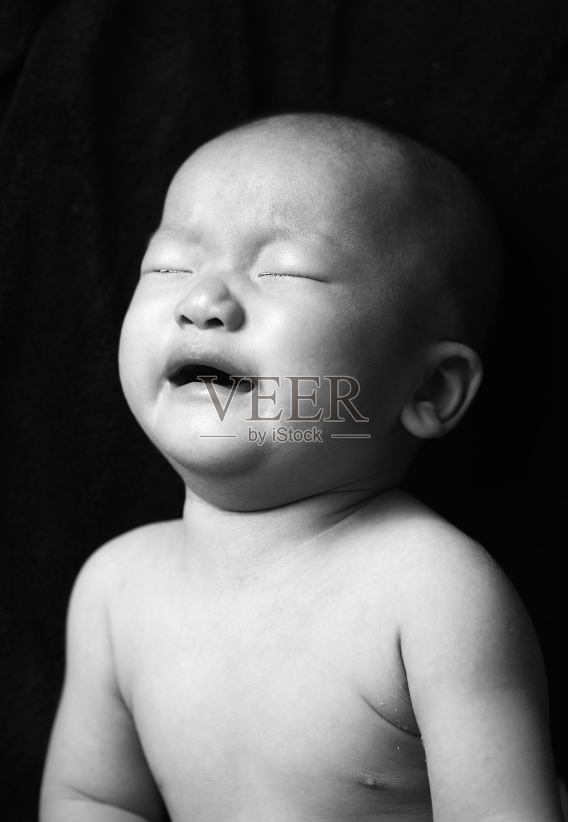 可爱的亚洲婴儿照片摄影图片