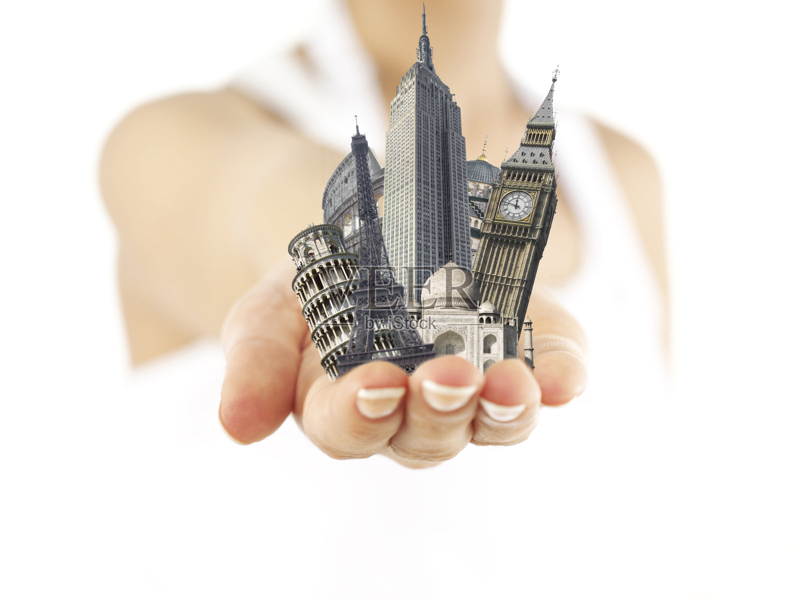 世界在你手中照片摄影图片