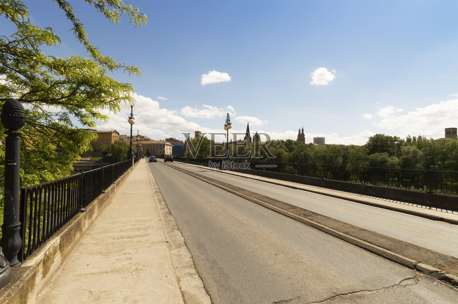 Logroño城市,通往圣地亚哥德孔波斯特拉,拉里奥哈,西班牙照片摄影图片