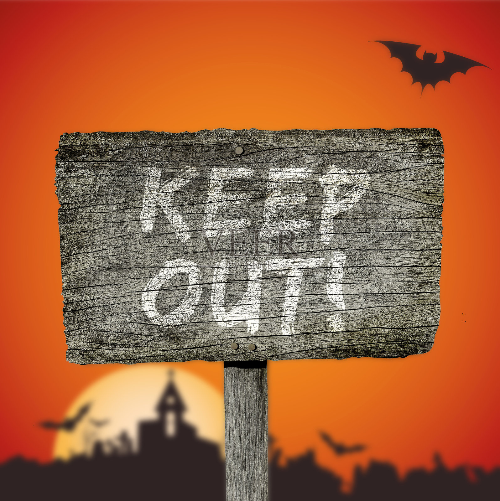 万圣节的标志照片摄影图片