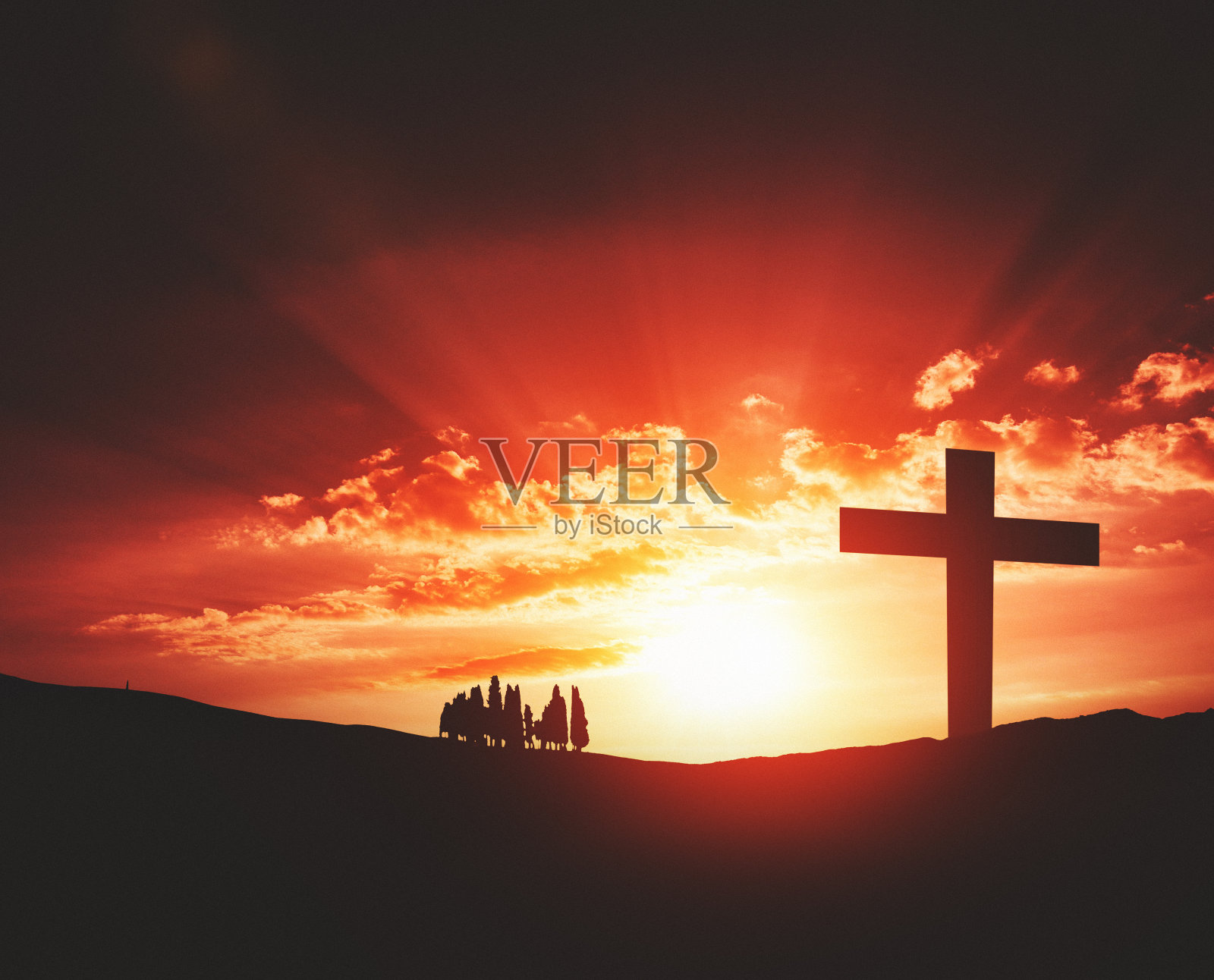 复活节受难日概念照片摄影图片