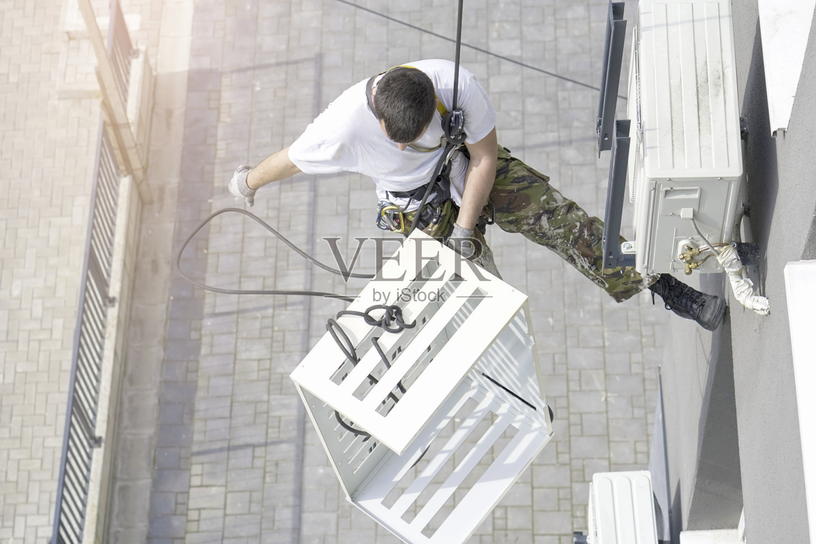 安装空调照片摄影图片