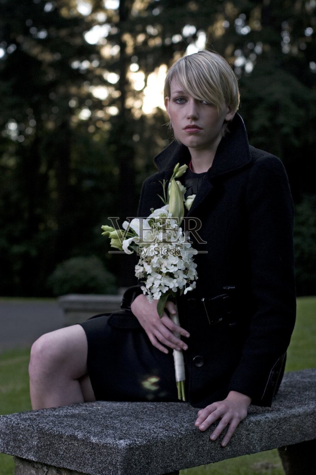 葬礼肖像照片摄影图片