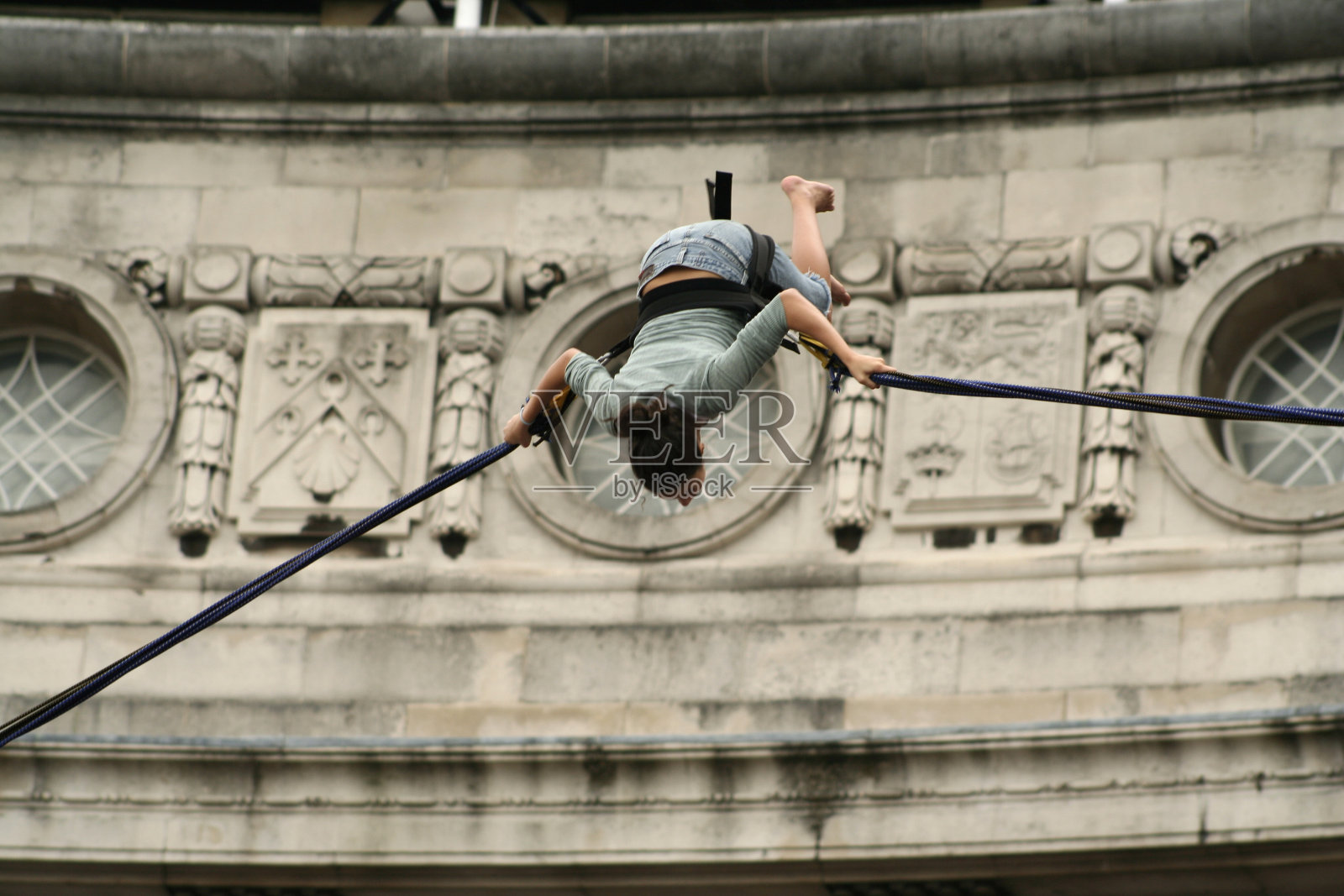 蹦极弹射器照片摄影图片