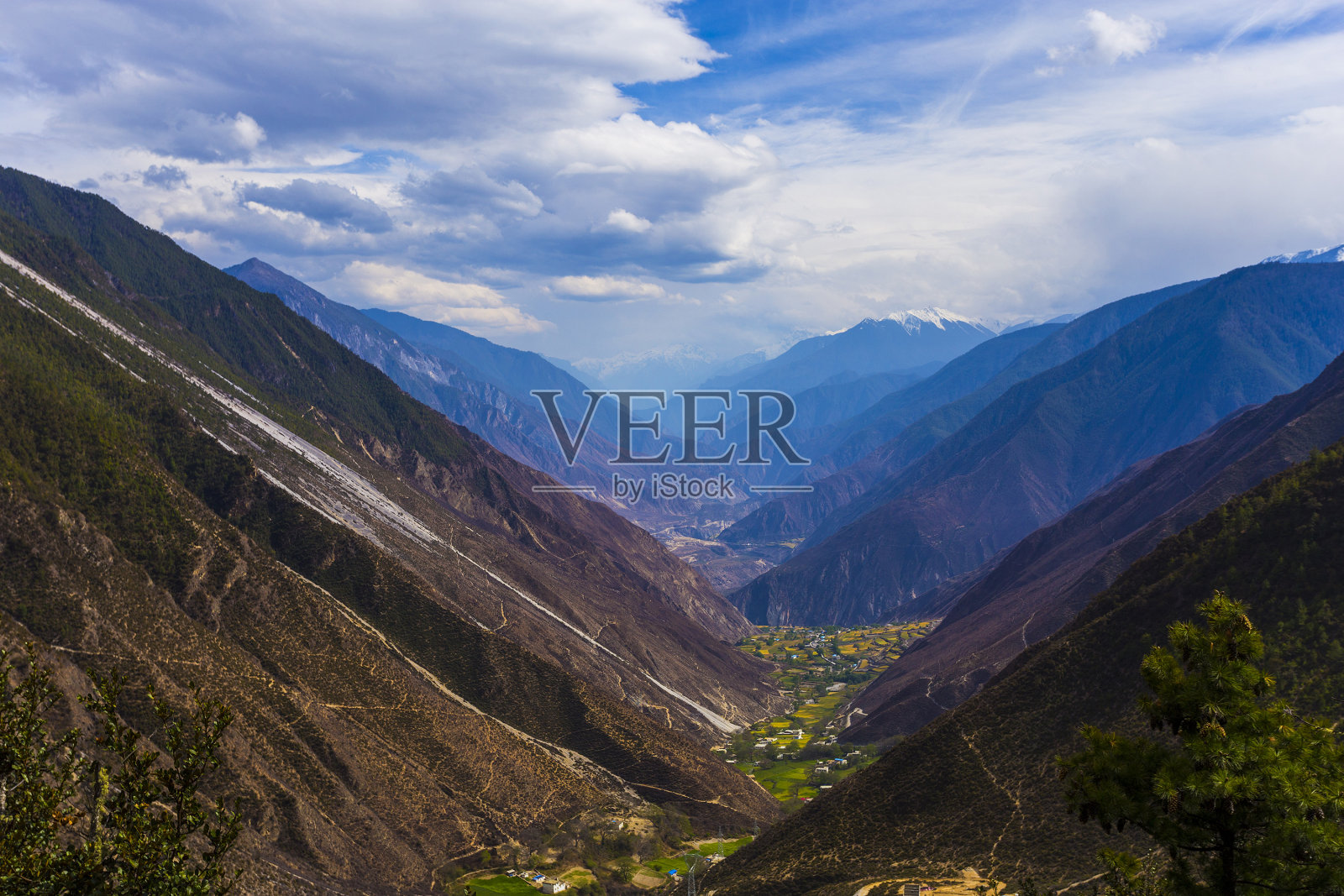 云南梅里雪山峡谷照片摄影图片