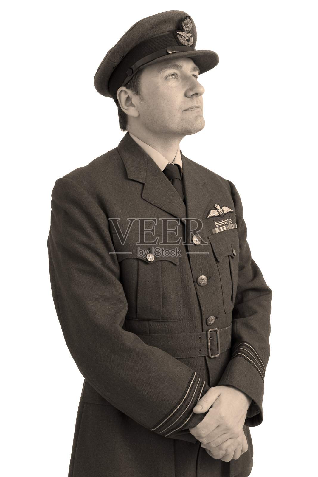 二战少校照片摄影图片