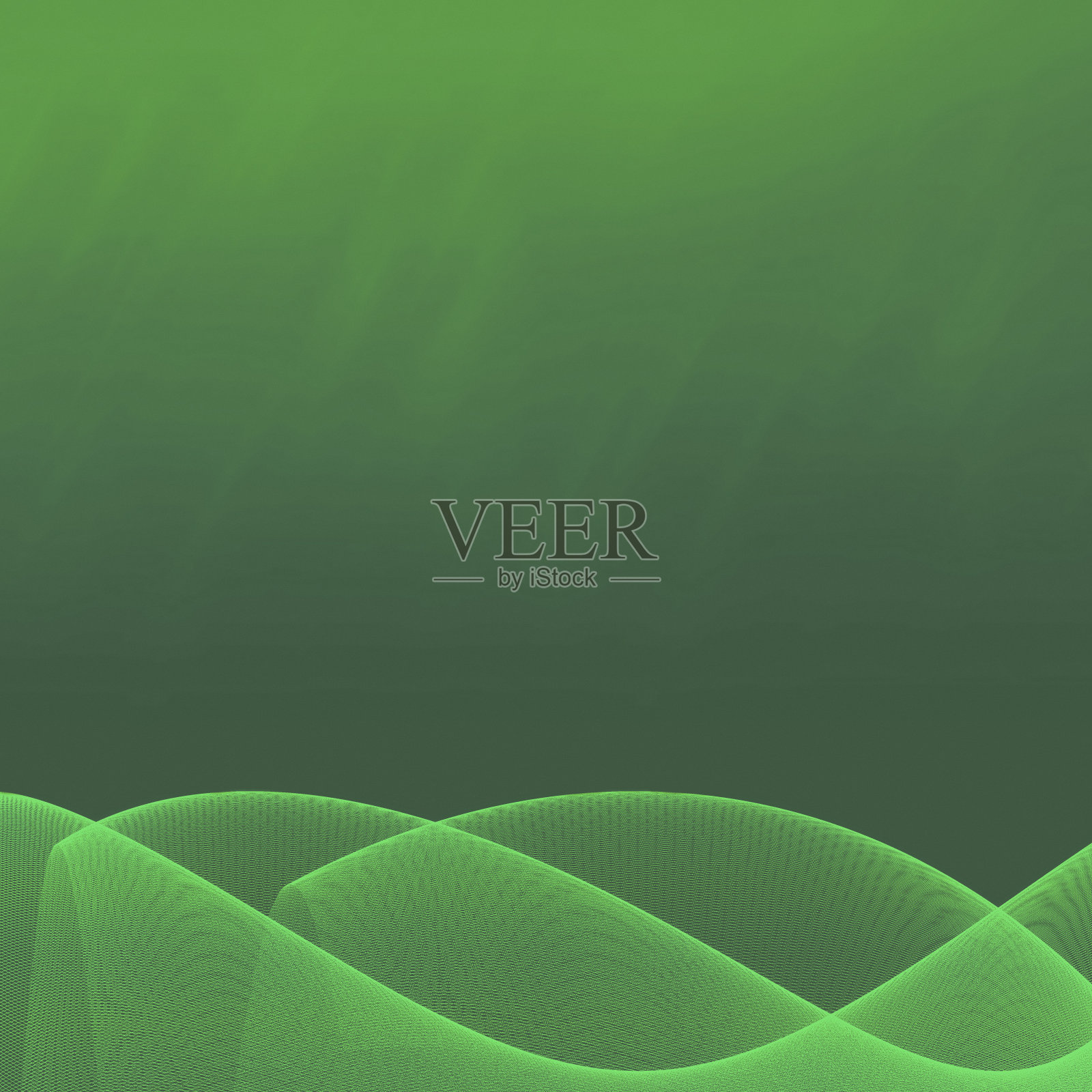 摘要绿波XXL插画图片素材