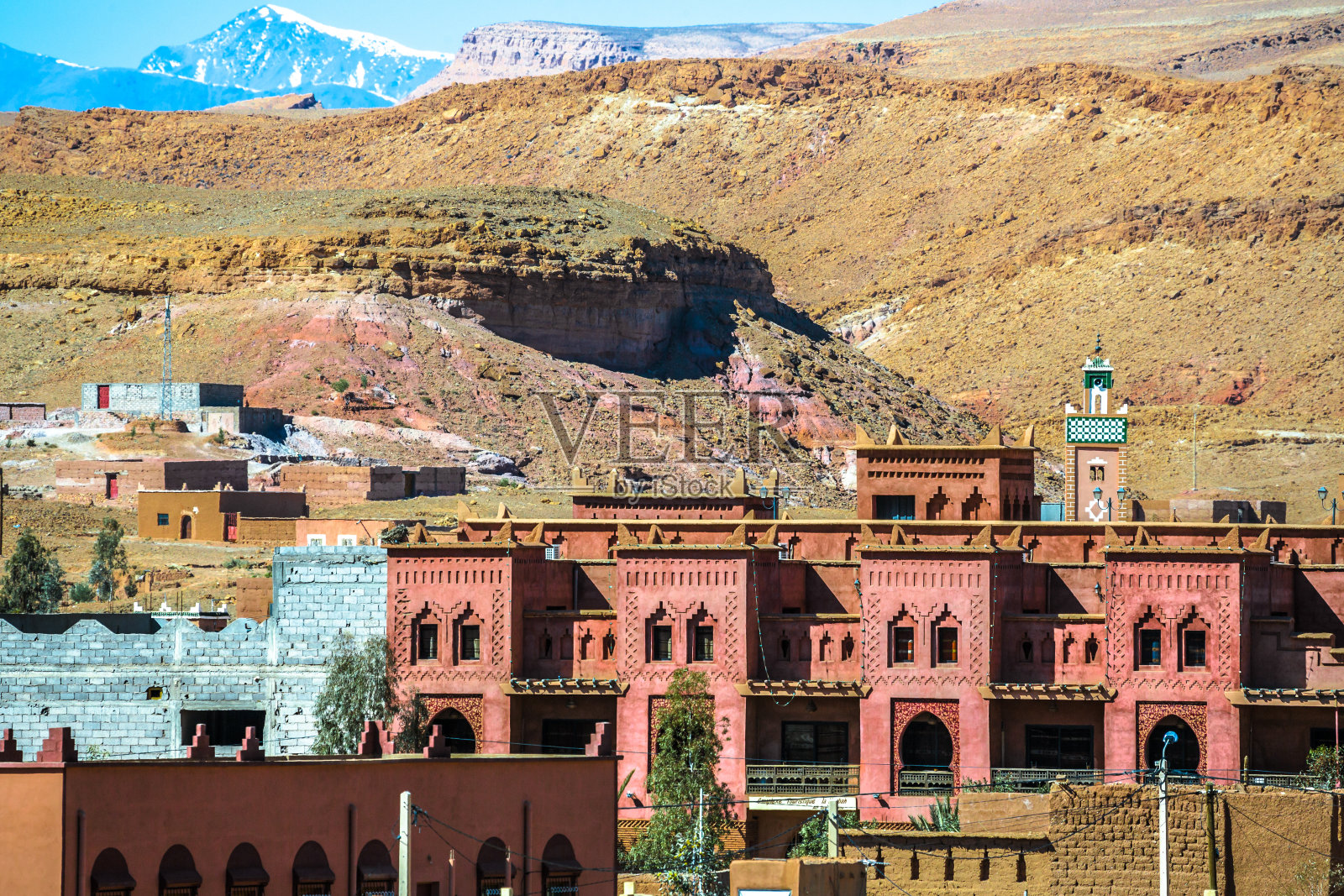 新城市Aït Benhaddou照片摄影图片