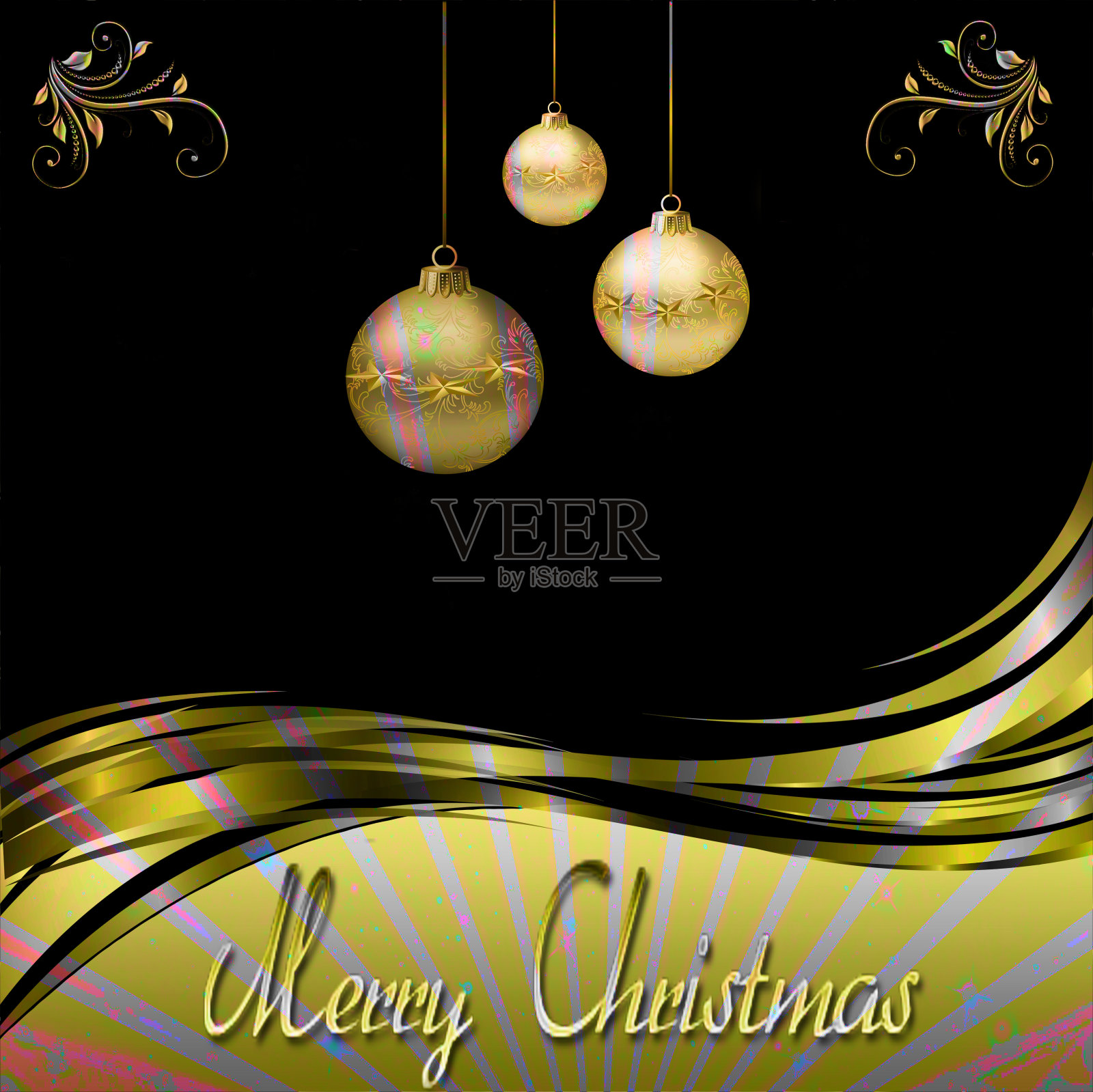 圣诞快乐插画图片素材