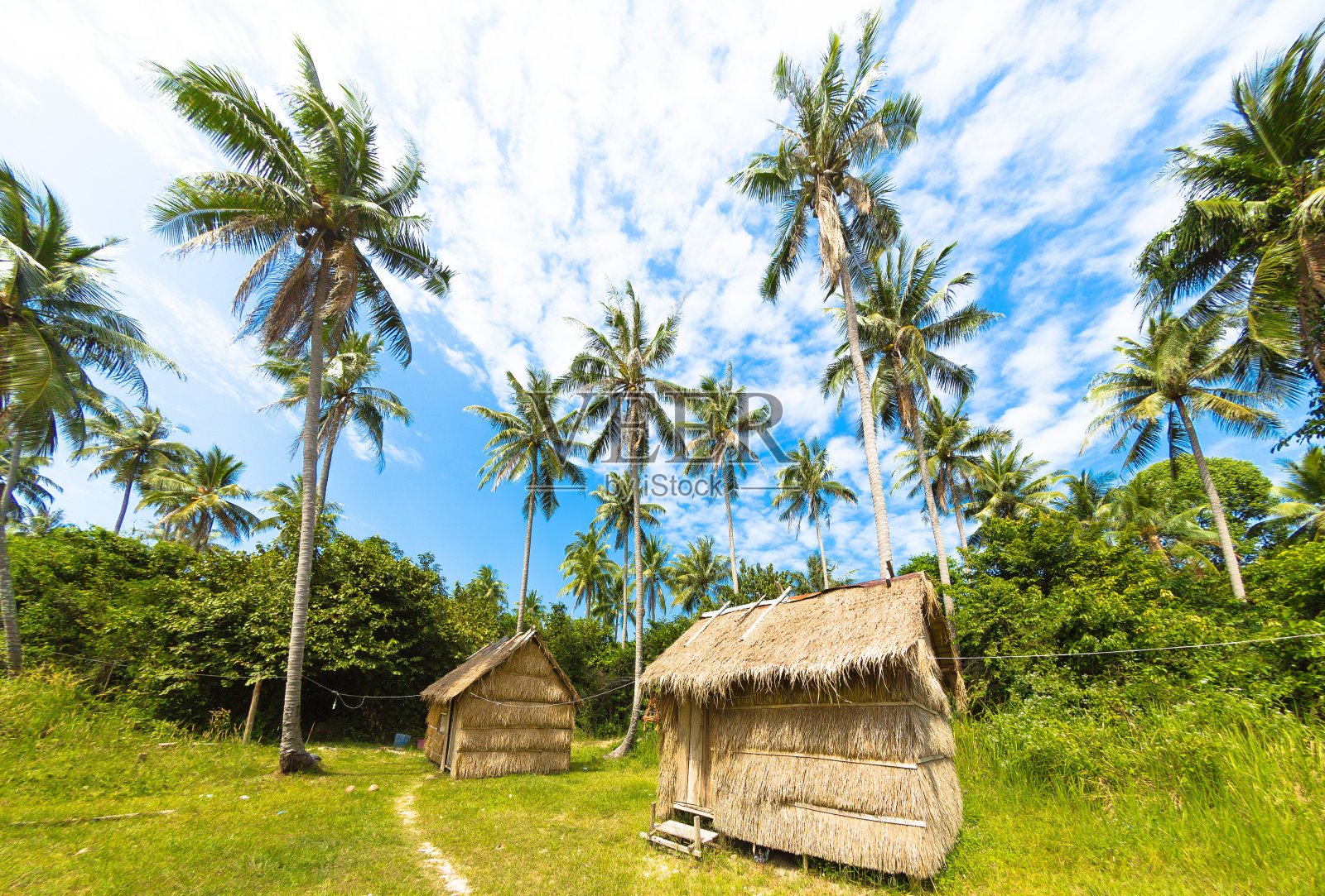 柬埔寨的原住民村照片摄影图片