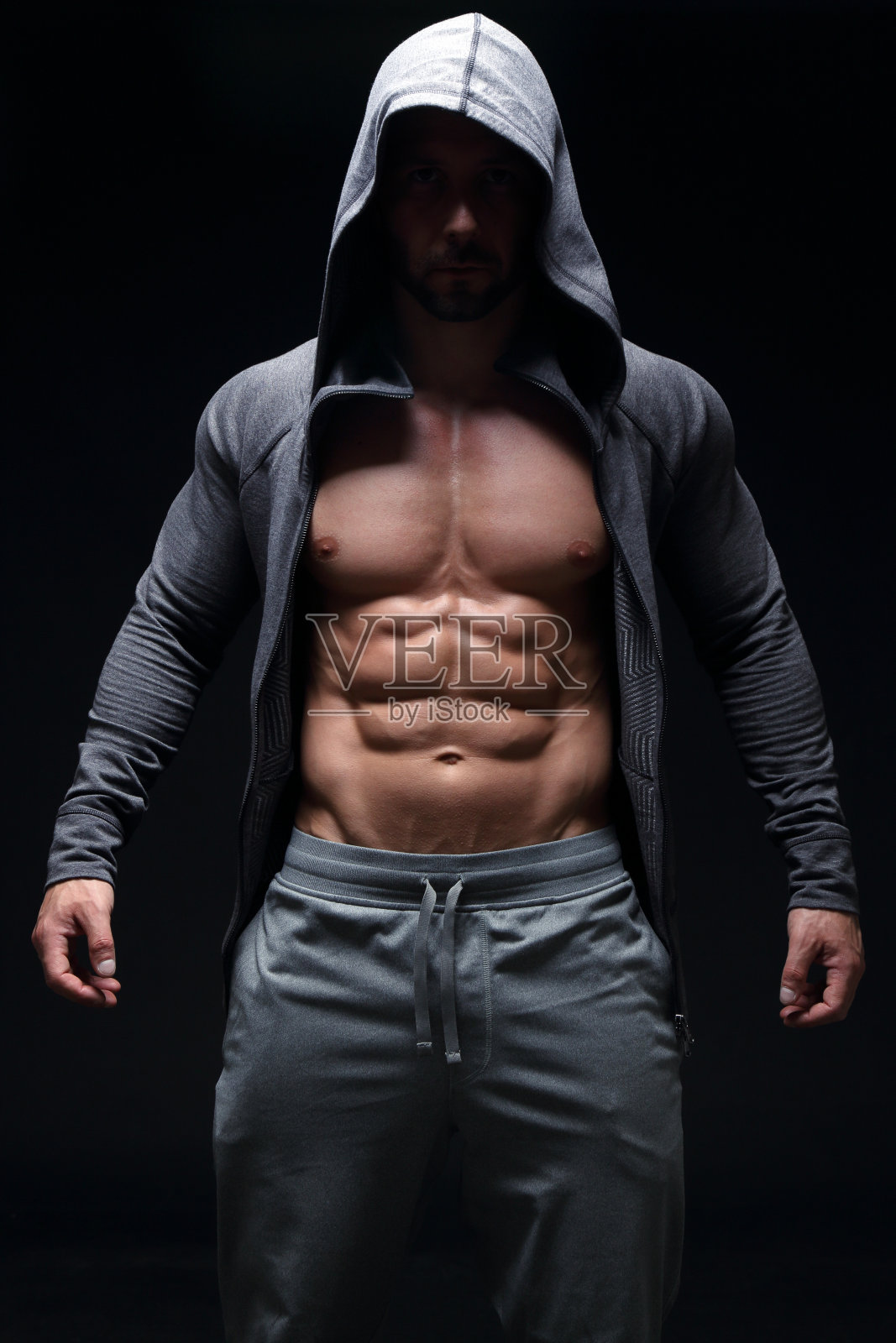 硬汉照片摄影图片