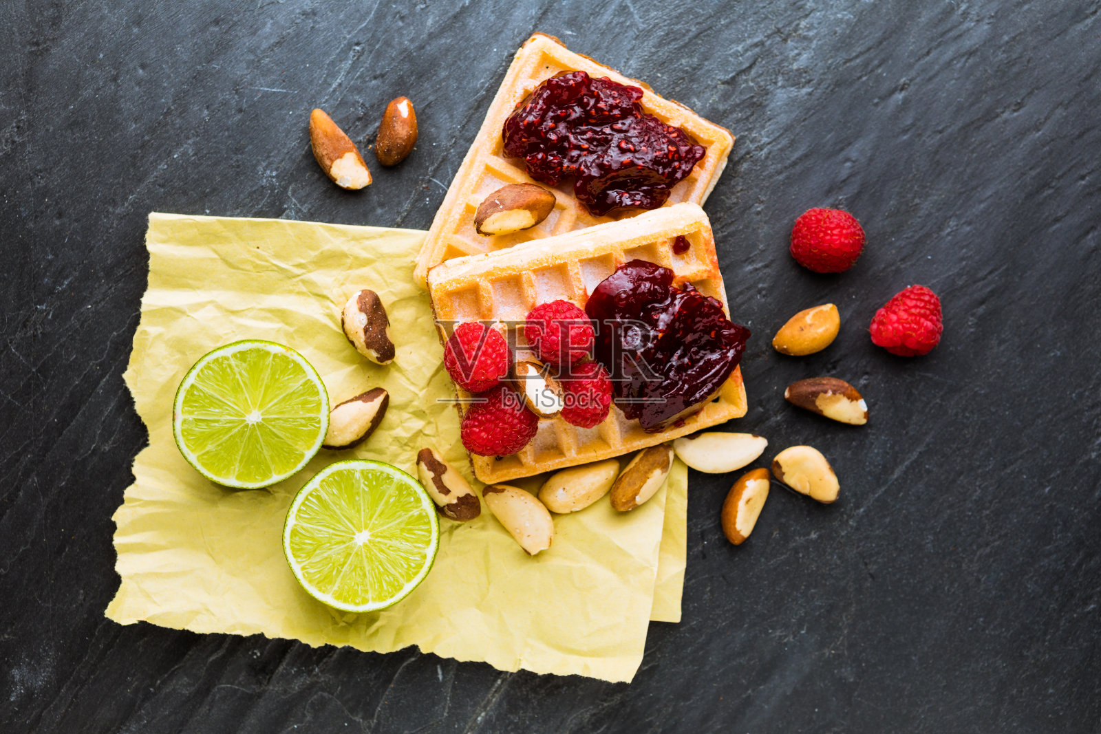 华夫饼照片摄影图片