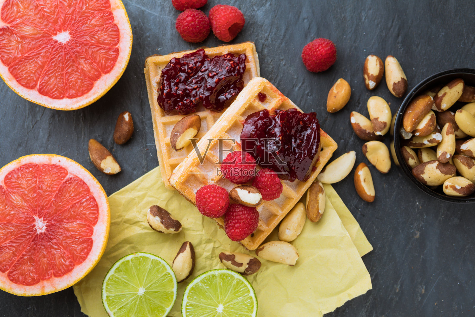 华夫饼照片摄影图片