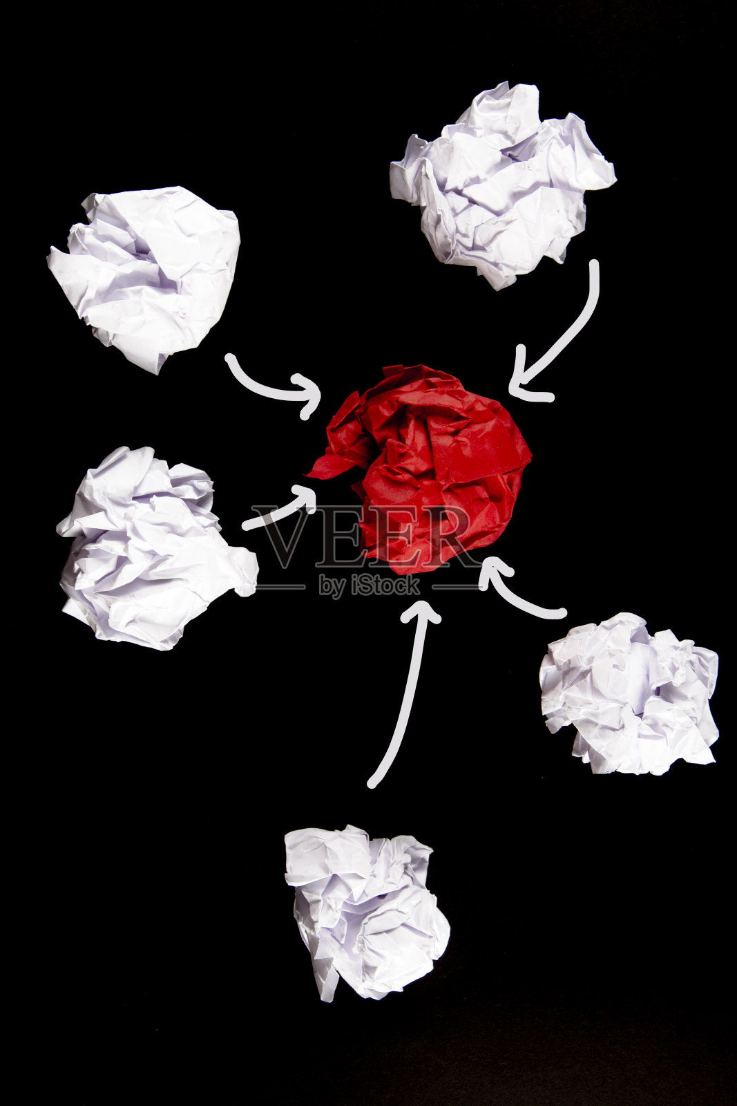 皱巴巴的纸照片摄影图片