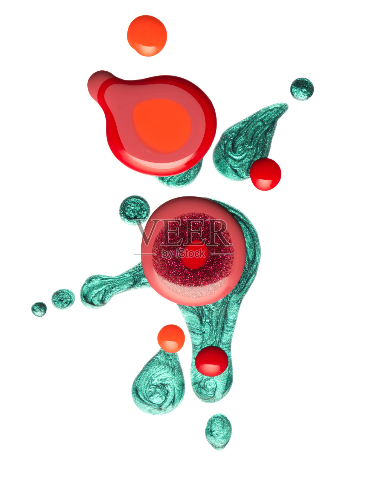 孤立的指甲油照片摄影图片