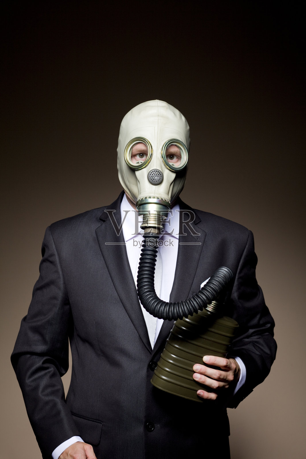 防毒面具和防毒服照片摄影图片