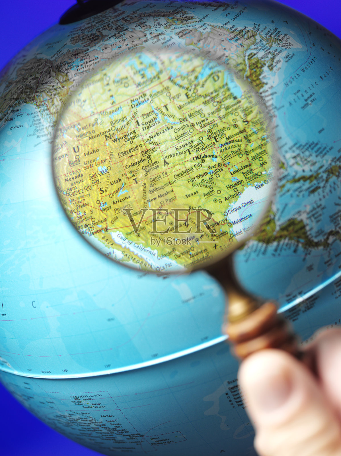 从地球仪上看美国照片摄影图片