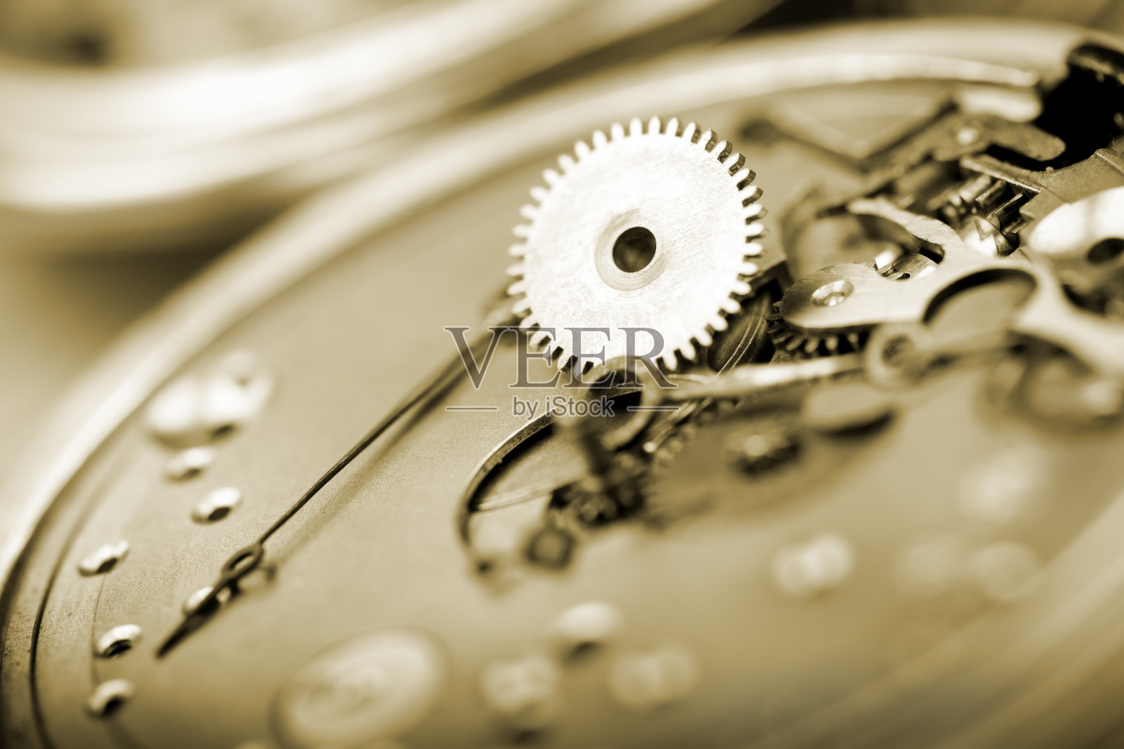 时钟机械装置照片摄影图片