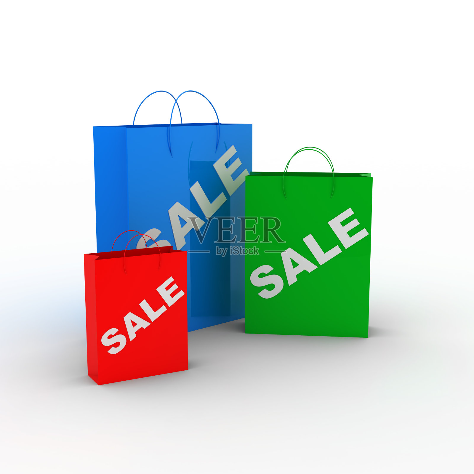 销售购物袋照片摄影图片