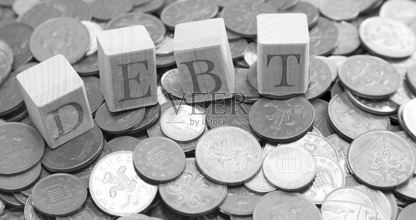 巨额债务照片摄影图片