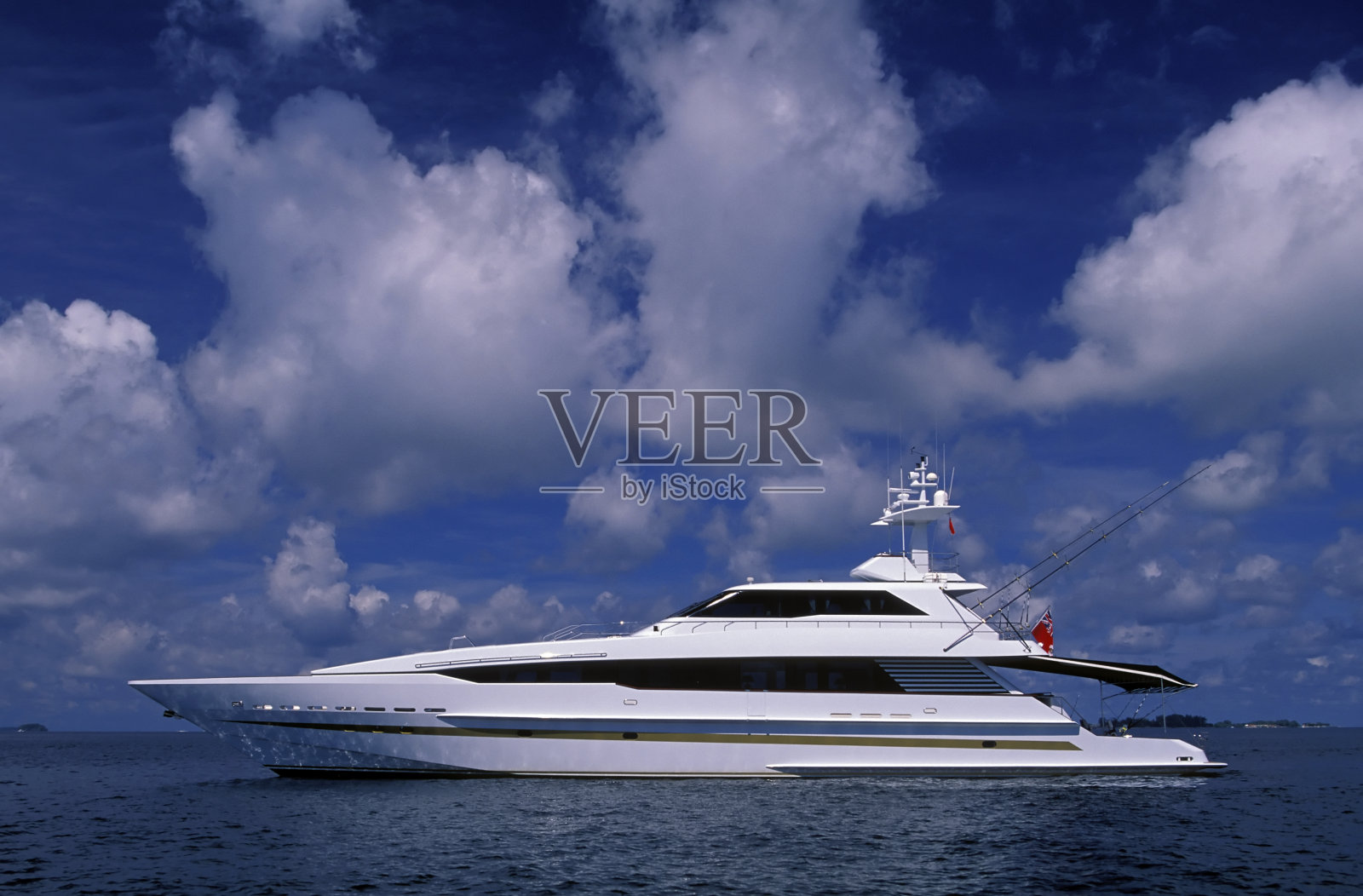 豪华机动游艇照片摄影图片