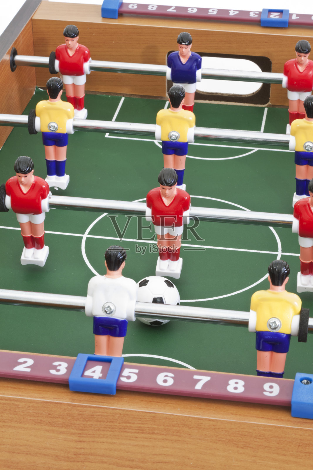 桌上足球游戏照片摄影图片