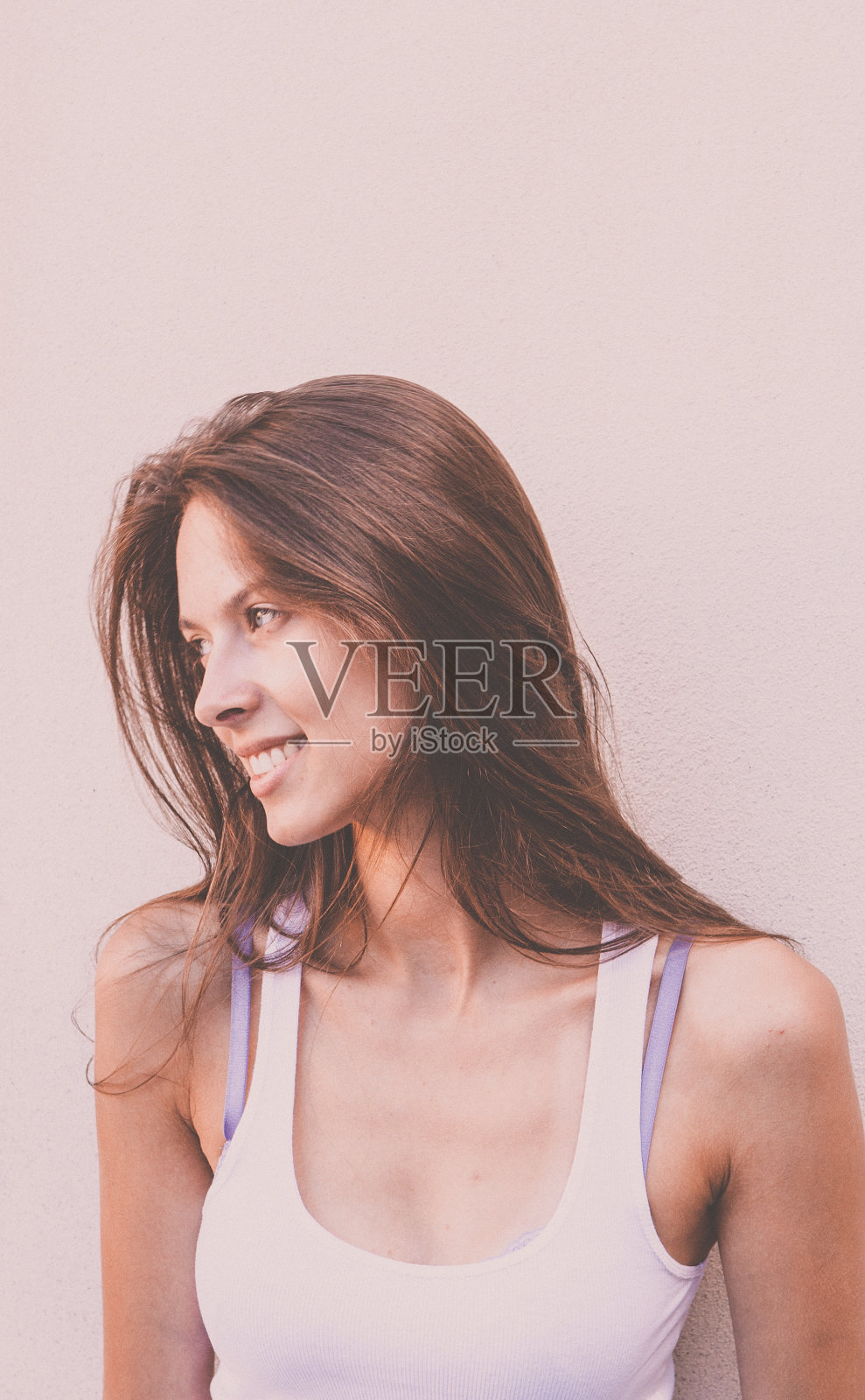 真正的性感年轻女子肖像照片摄影图片