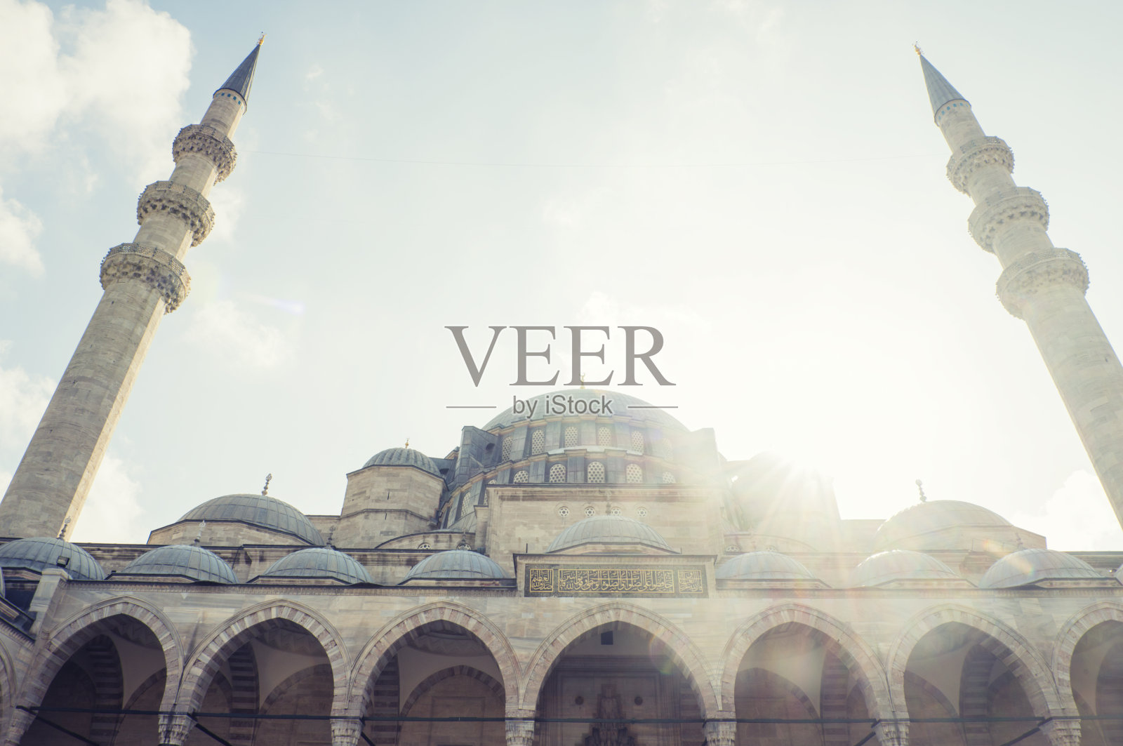 土耳其伊斯坦布尔苏莱曼尼耶卡米清真寺照片摄影图片