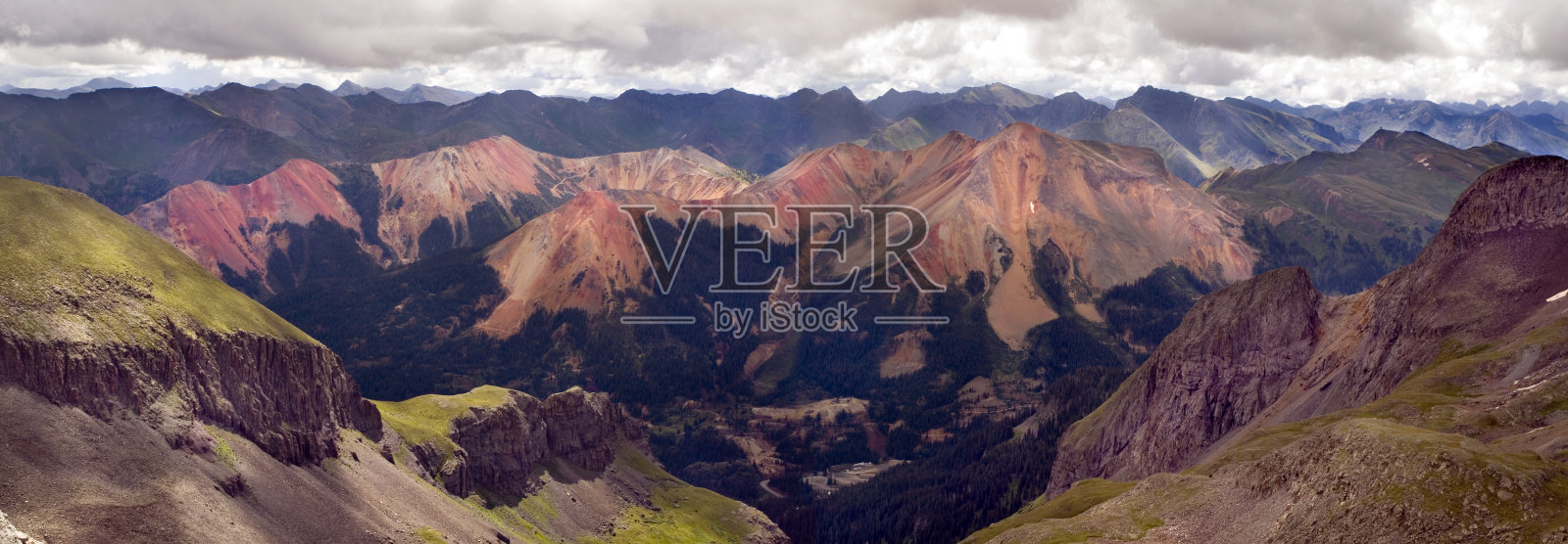 科罗拉多州乌雷的红山山脉照片摄影图片