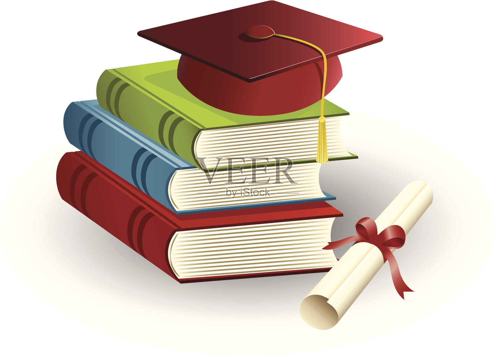 毕业插画图片素材