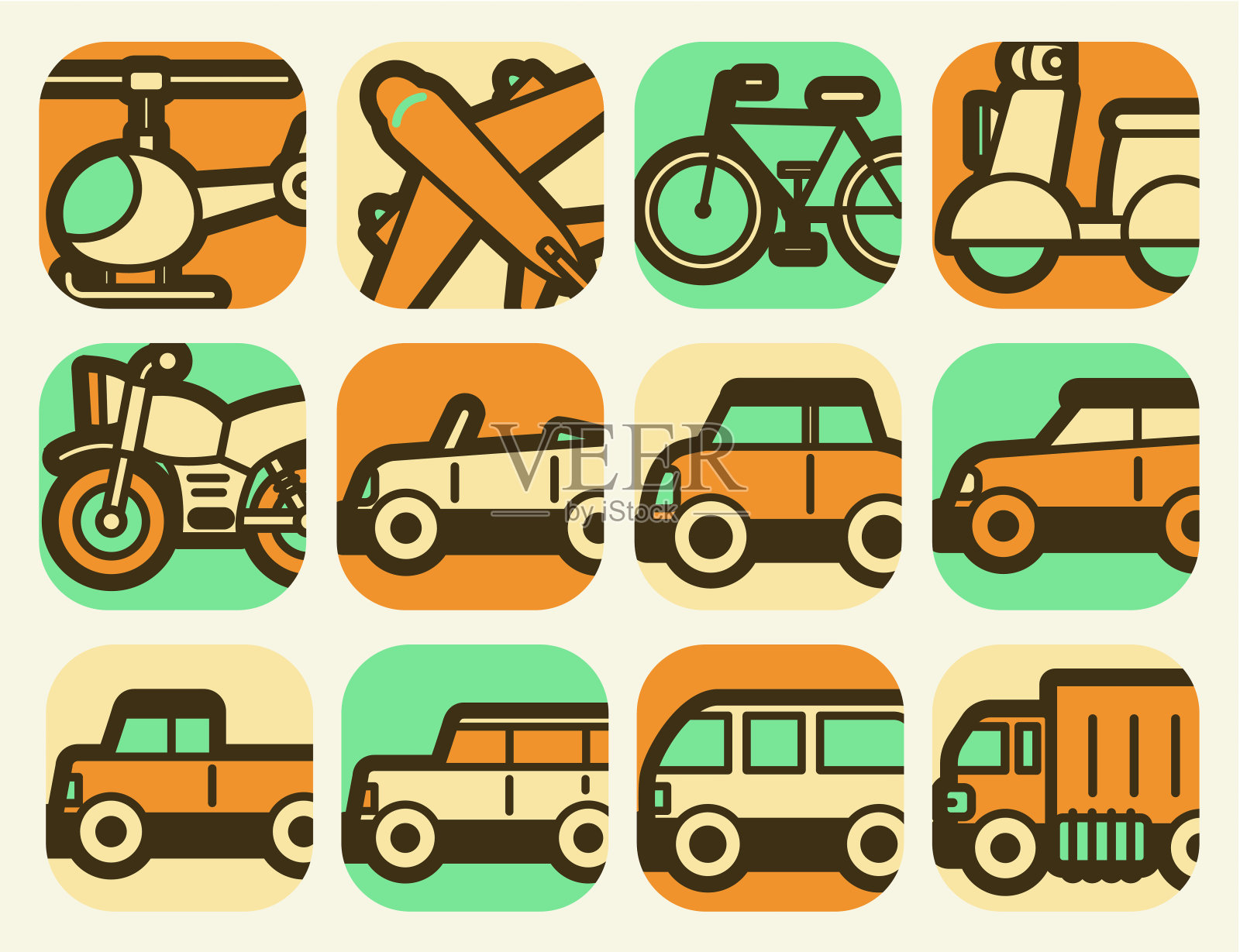 车辆图标设置图标素材