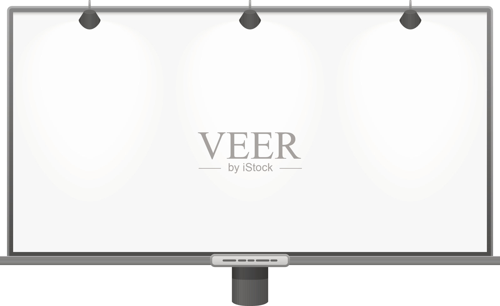 空白的广告牌插画图片素材