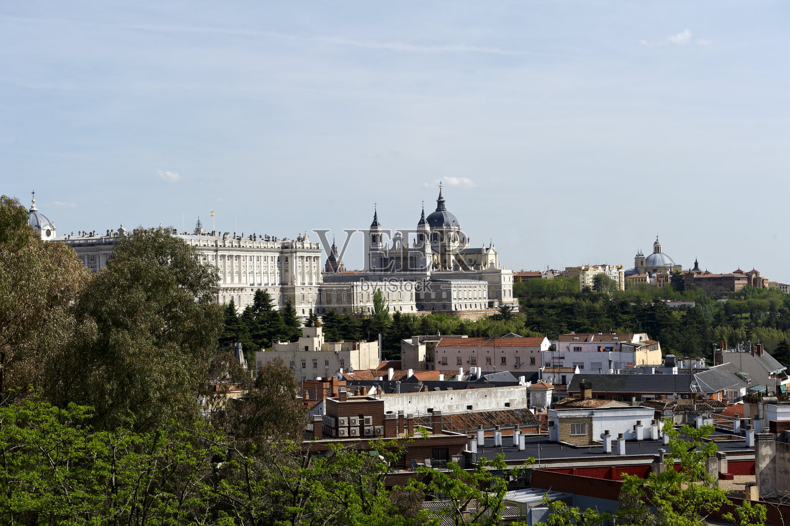 西班牙的建筑。马德里照片摄影图片