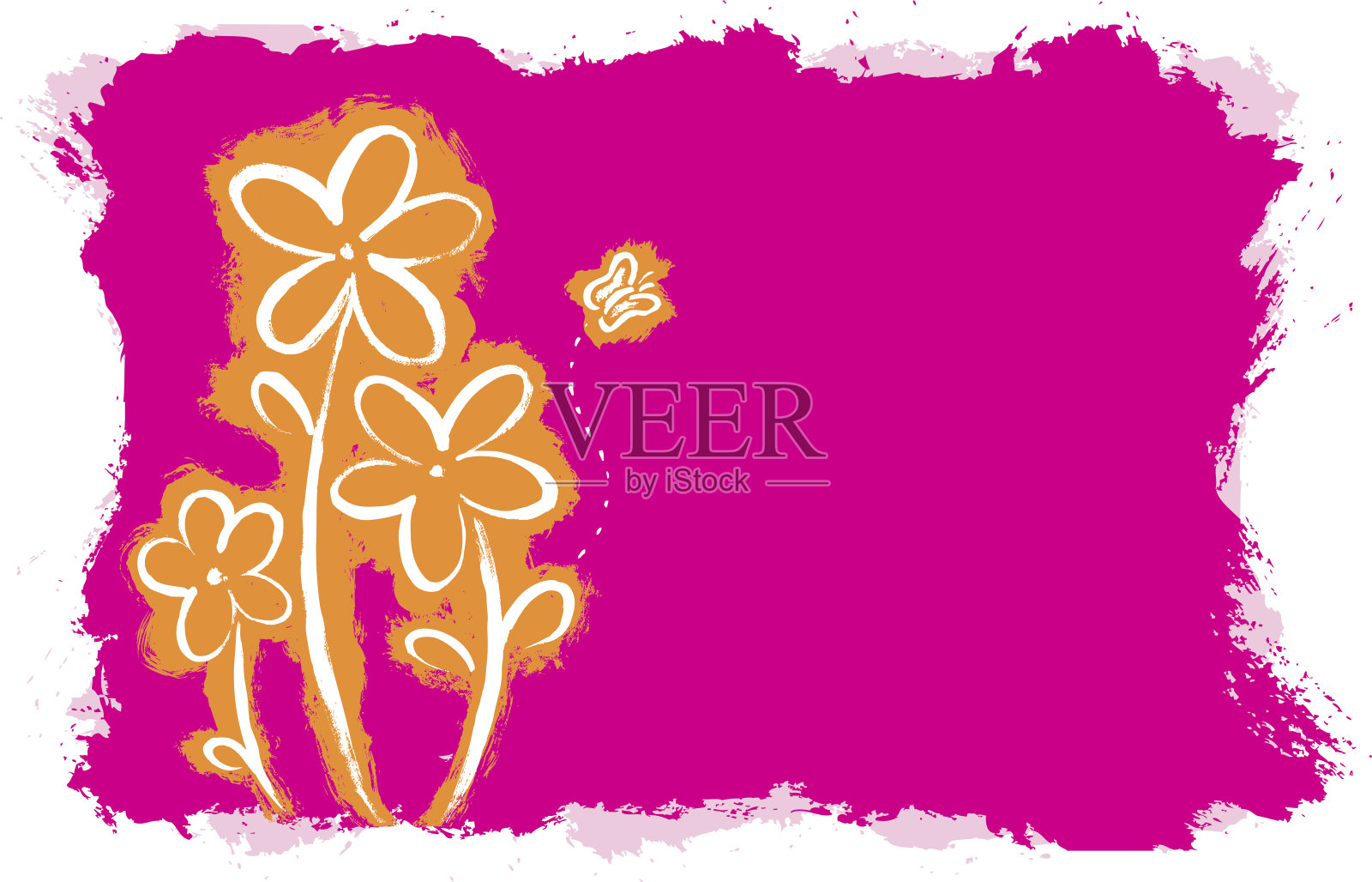 华丽的背景-复制空间插画图片素材