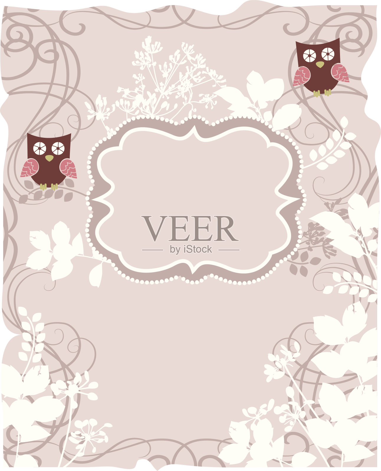 植物的背景插画图片素材