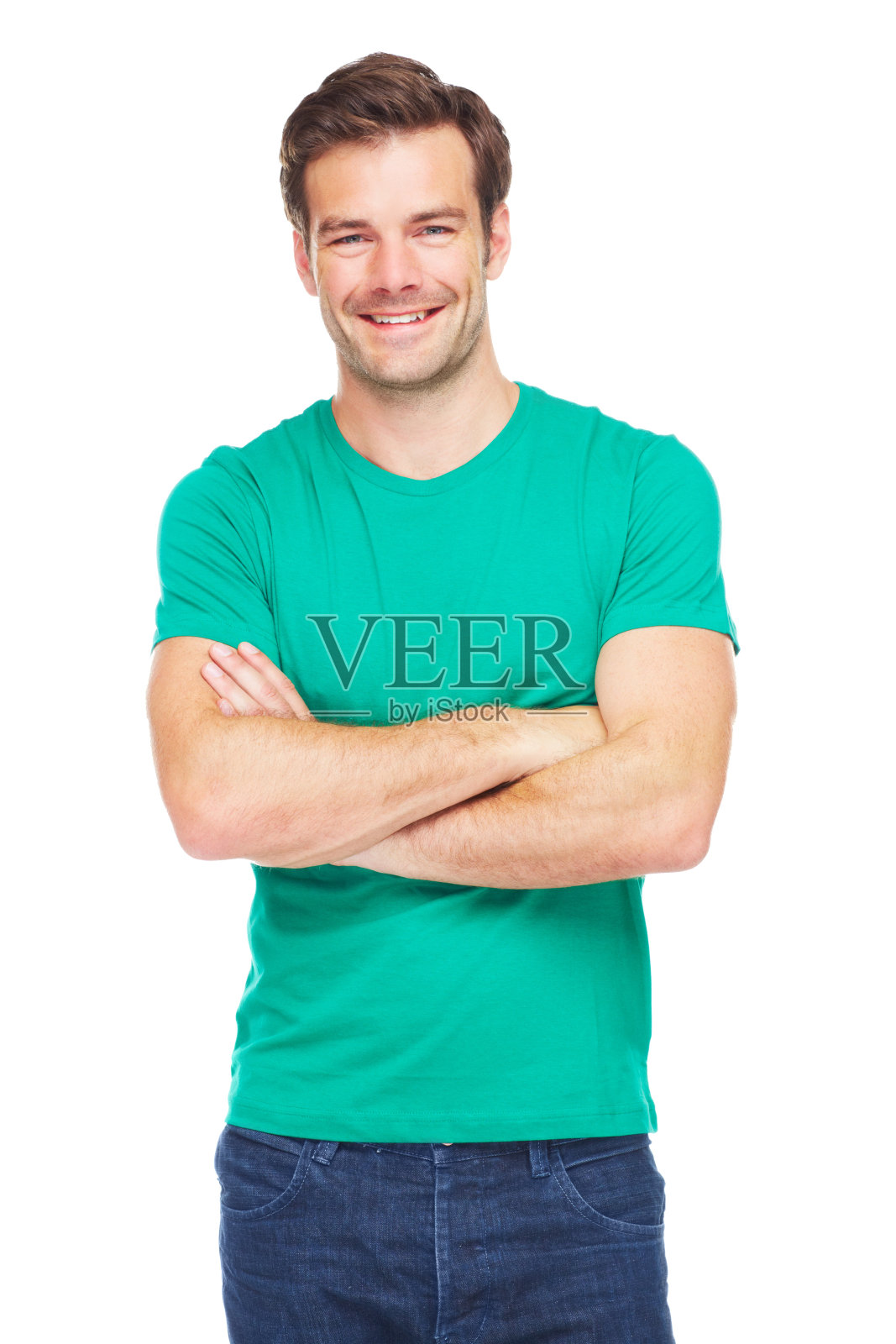 他是一位自信的年轻人照片摄影图片