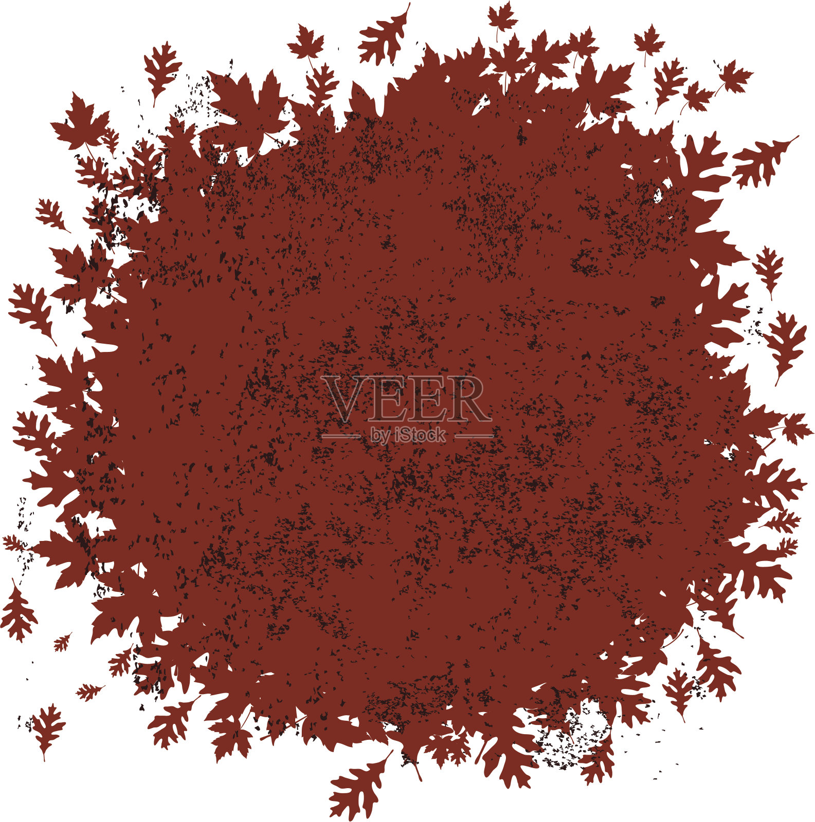 爆炸的落叶背景插画图片素材