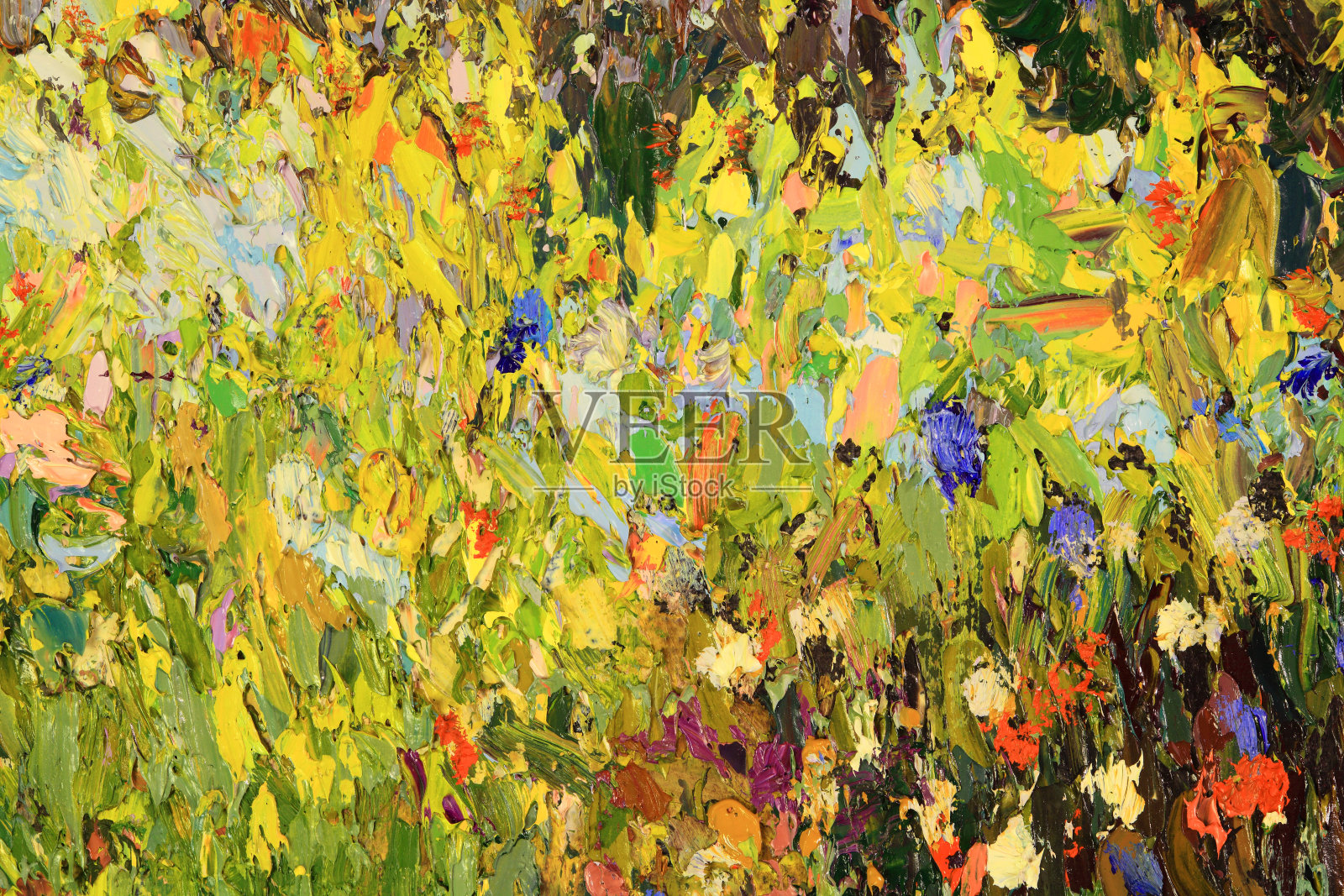 抽象油画插画图片素材