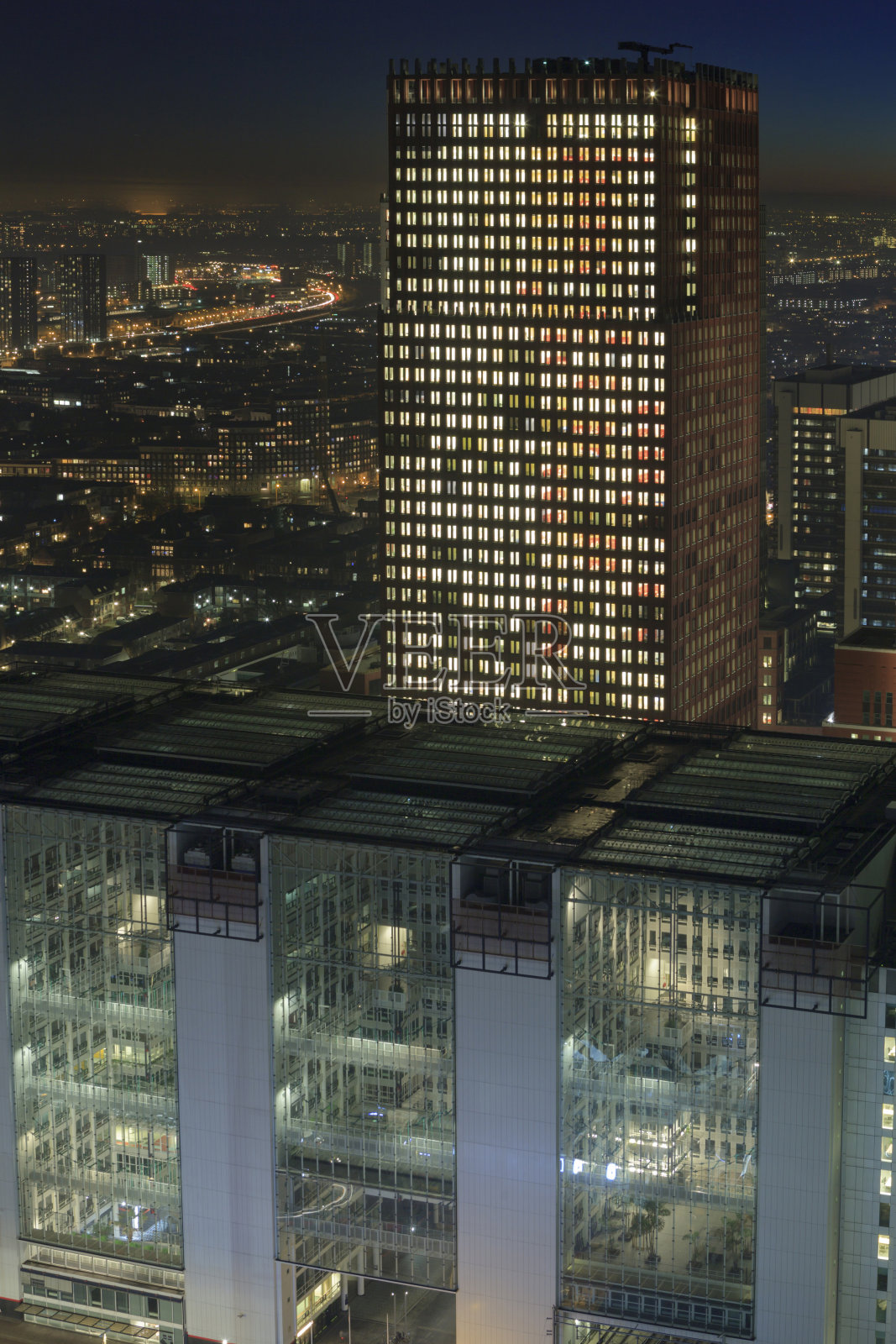 海牙市中心鸟瞰图照片摄影图片