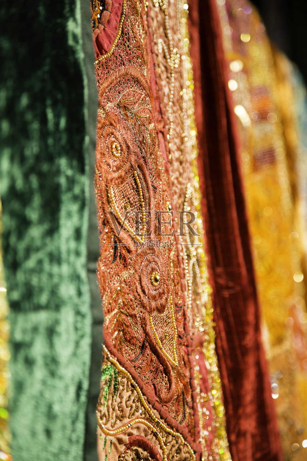 丰富多彩的面料照片摄影图片