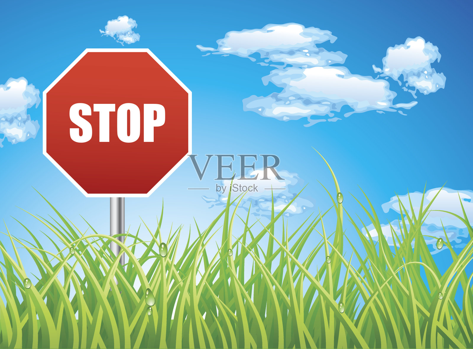 景观插画图片素材