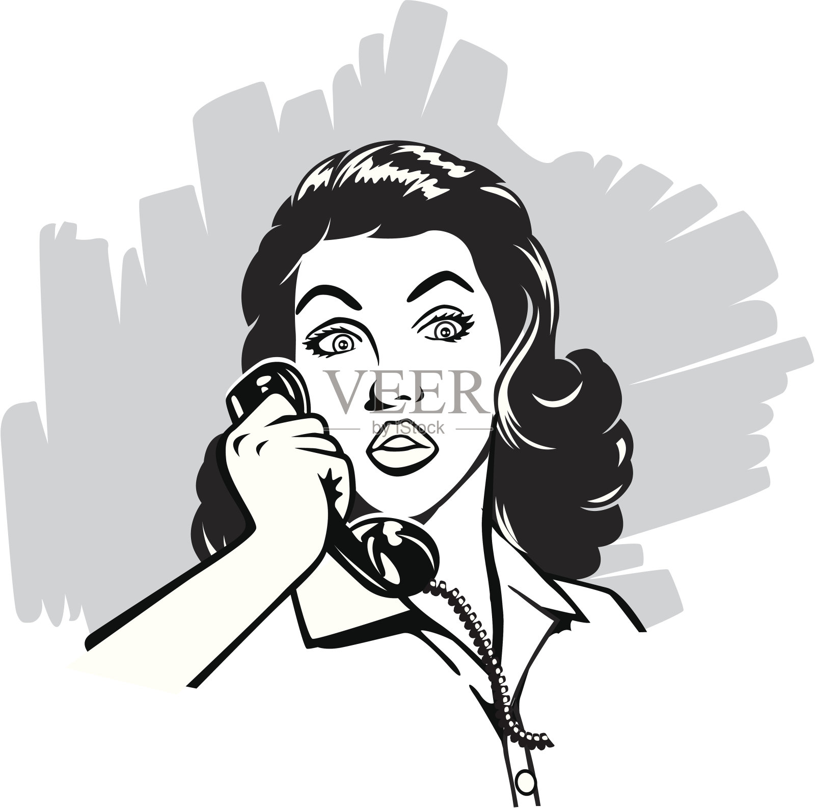 的调用插画图片素材