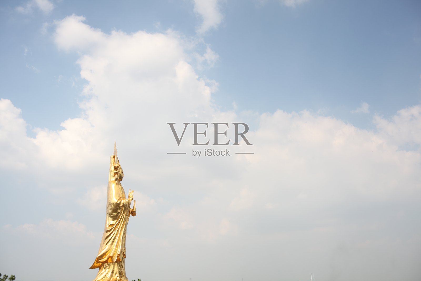 观世音菩萨雕像照片摄影图片