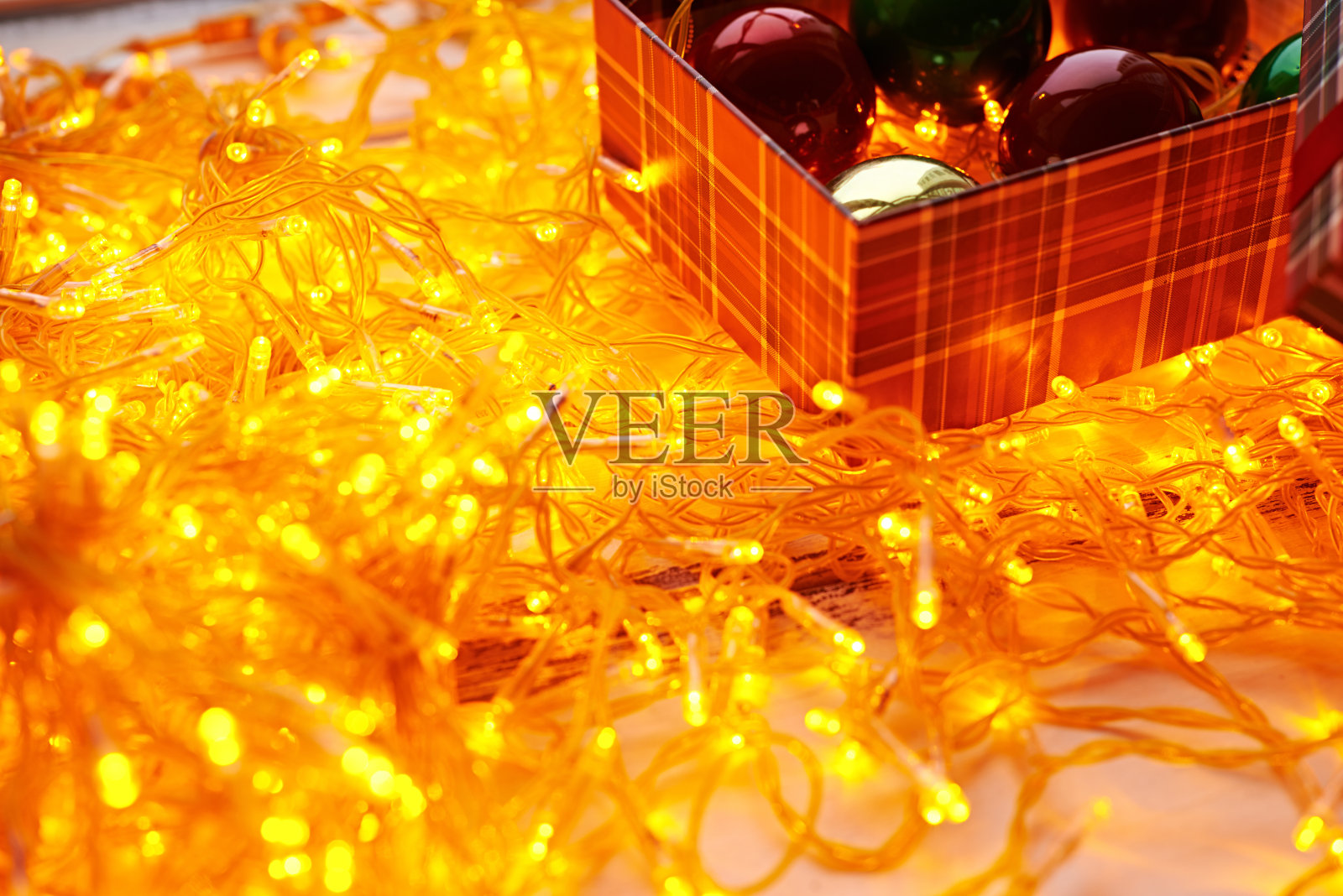 发光的圣诞节照片摄影图片