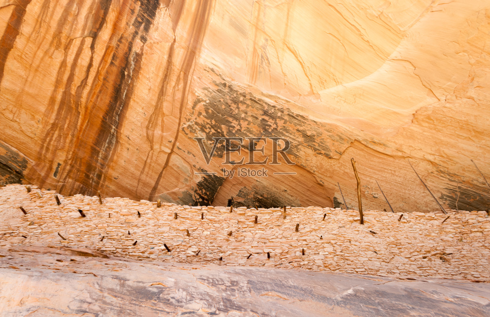 Keet Seel/Kawestima祖先悬崖居住的普韦布洛,纳瓦霍国家纪念碑,亚利桑那州照片摄影图片