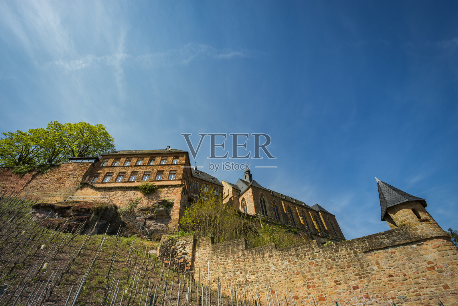 萨尔堡市的教堂照片摄影图片