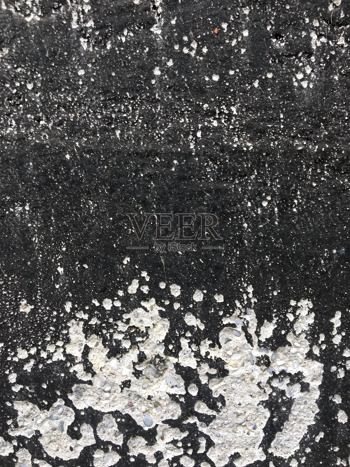 黑色和白色破损垃圾墙纹理照片摄影图片