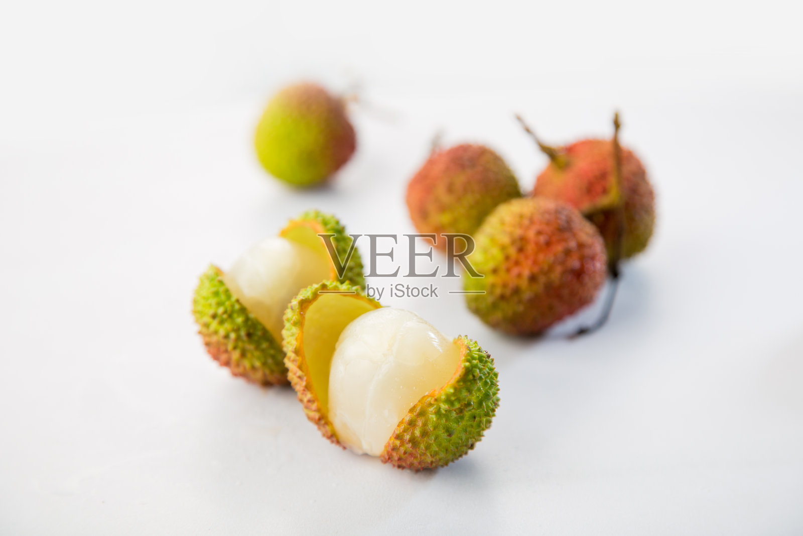 新鲜荔枝水果照片摄影图片