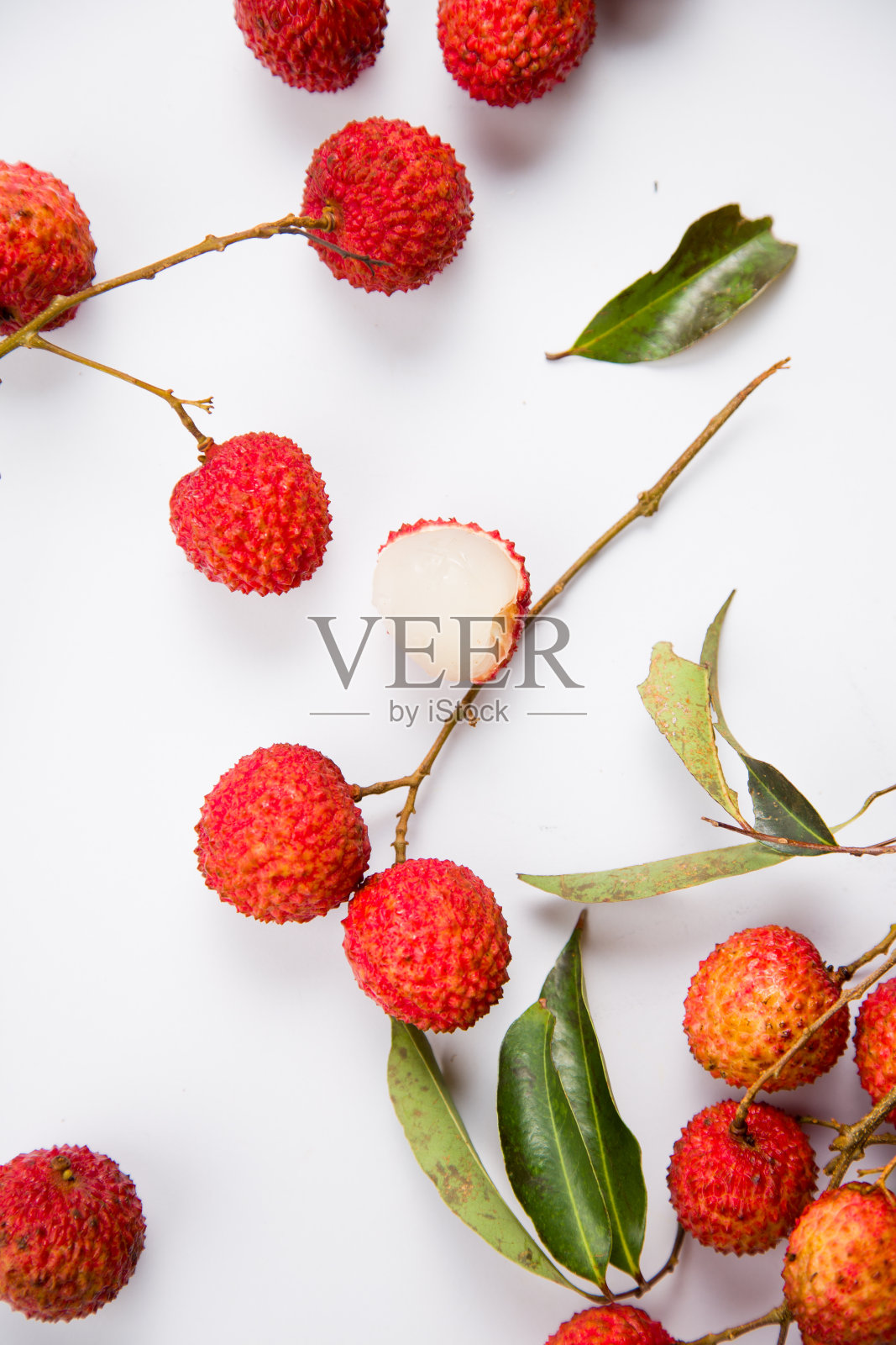 新鲜荔枝水果照片摄影图片